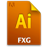 Icon document fxg 2 file secondary