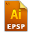 Ai document icon epspcfile file