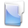 Folder filesystem blue