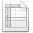 Mimetype spreadsheet