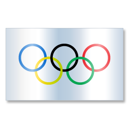 Olympic international committee flag