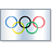 Olympic international committee flag