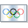 Olympic international committee flag