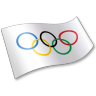 Olympic international committee flag