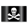 Pirates jolly roger flag