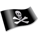 Pirates jolly roger flag