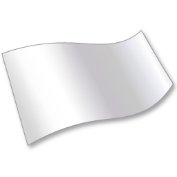Solid color white flag