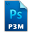 Ps p3mfileicon file document