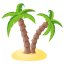 Holiday summer tree palm