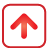 Navigation button up red basic