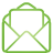 Open basic mail green