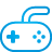 Basic game controller blue