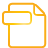 Yellow document file basic