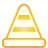Basic traffic yellow cone