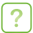 Question button green basic