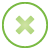Green cross basic button