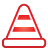 Red cone traffic basic