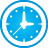 Blue clock basic