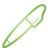 Basic green pen