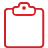 Clipboard basic red