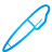 Basic blue pen