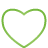 Basic heart green