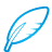 Basic quill blue