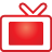 Basic red television