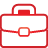 Red basic briefcase