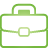 Briefcase green basic