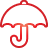 Basic red umbrella