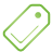 Basic green tag