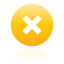 Cross button yellow