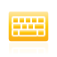 Keyboard yellow