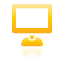 Monitor yellow