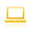 Yellow laptop