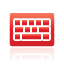 Red keyboard