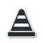 Cone traffic sticker