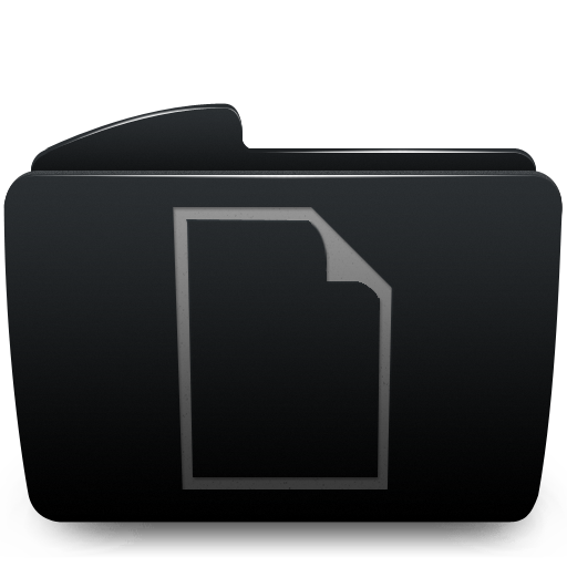 Black folder documents