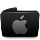 Folder black apple