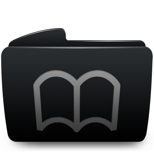Bookmarks folder black