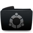 Black folder ubuntu