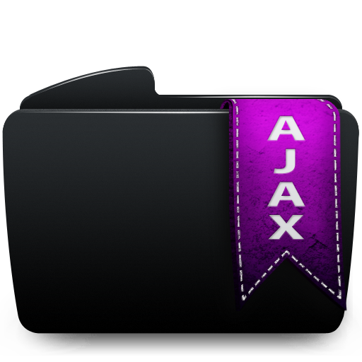 Folder black ajax