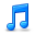 Music itunes note musical