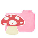 Mushroom candy folder