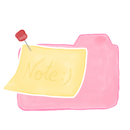 Note candy folder