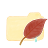 Leaf vanilla folder