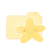 Happy starry vanilla folder