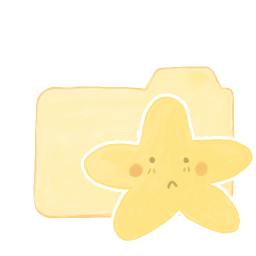 Sad starry vanilla folder