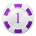 Gambling purple chip